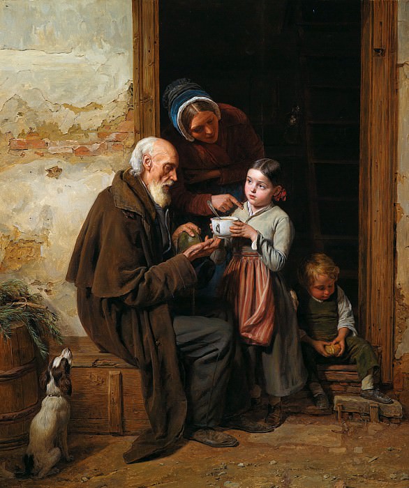 The Charitable, Ferdinand Georg Waldmüller