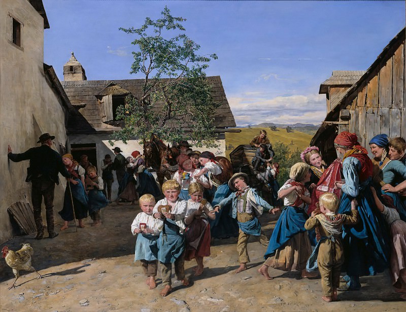 Return from the Fair, Ferdinand Georg Waldmüller