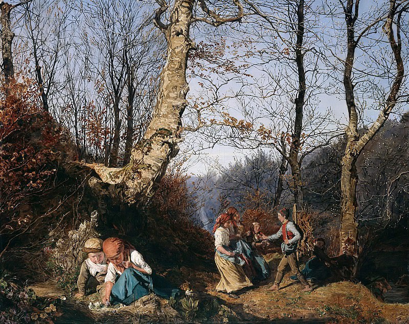 Ранняя весна в Венском лесу, Фердинанд Георг Вальдмюллер