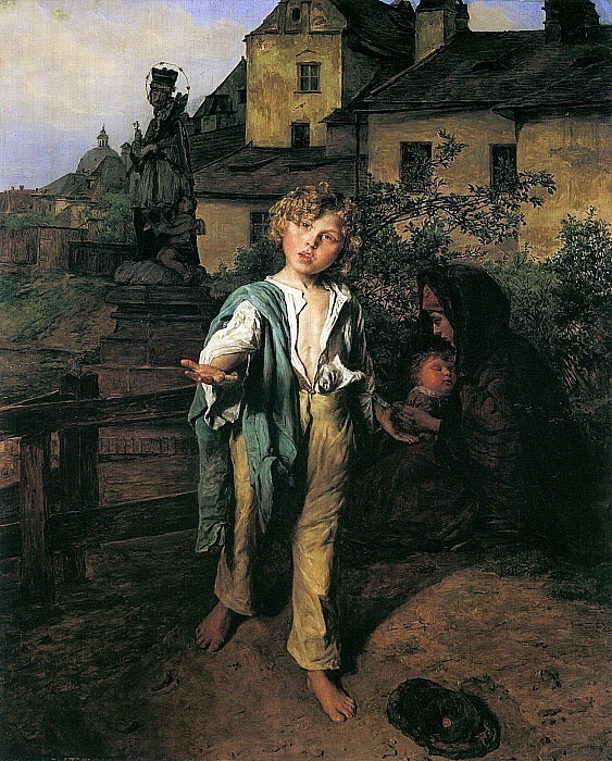Мальчик-попрошайка из Магдалененгрунда в Вене, Фердинанд Георг Вальдмюллер
