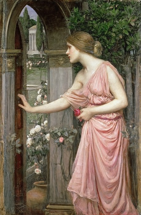 Psyche Entering Cupids Garden, John William Waterhouse