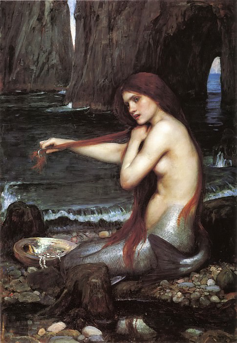 A mermaid, John William Waterhouse