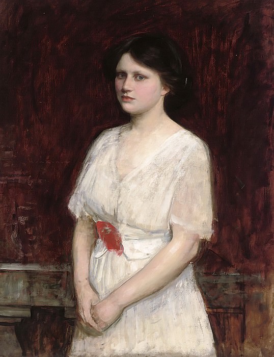 Portrait of Miss Claire Kenworthy, John William Waterhouse