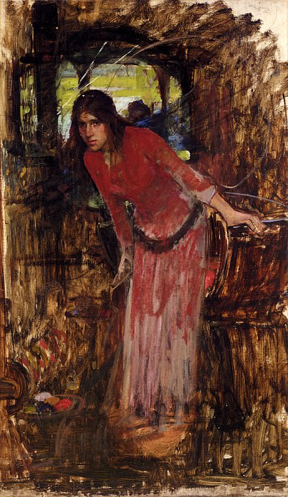 The Lady of Shalott , John William Waterhouse