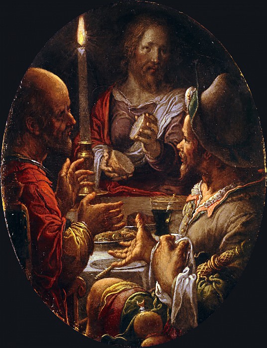 The Supper at Emmaus, Joachim Wtewael
