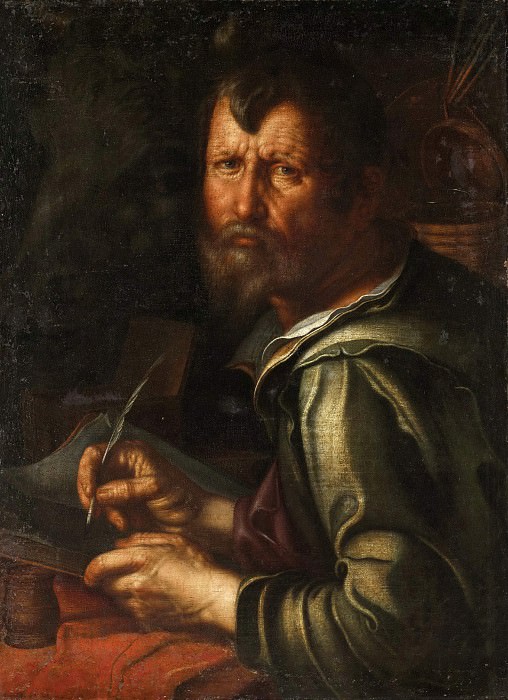The evangelist Luke, Joachim Wtewael