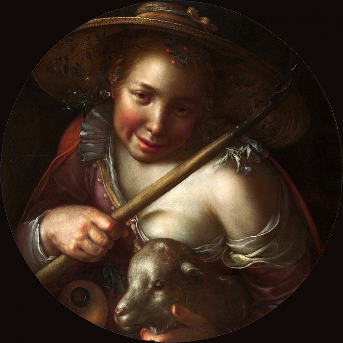 A Shepherdess, Joachim Wtewael
