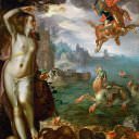 Perseus rescues Andromeda, Joachim Wtewael