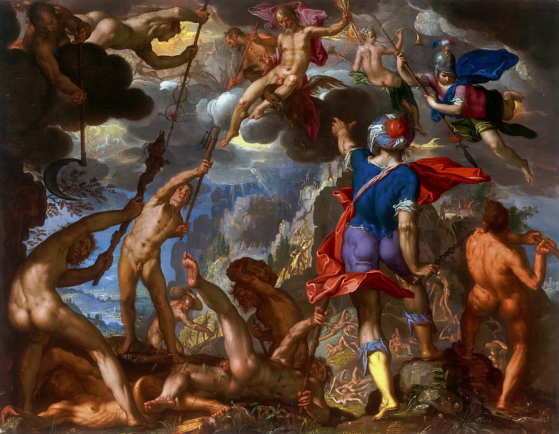 The Battle between the Gods and the Titans, Joachim Wtewael