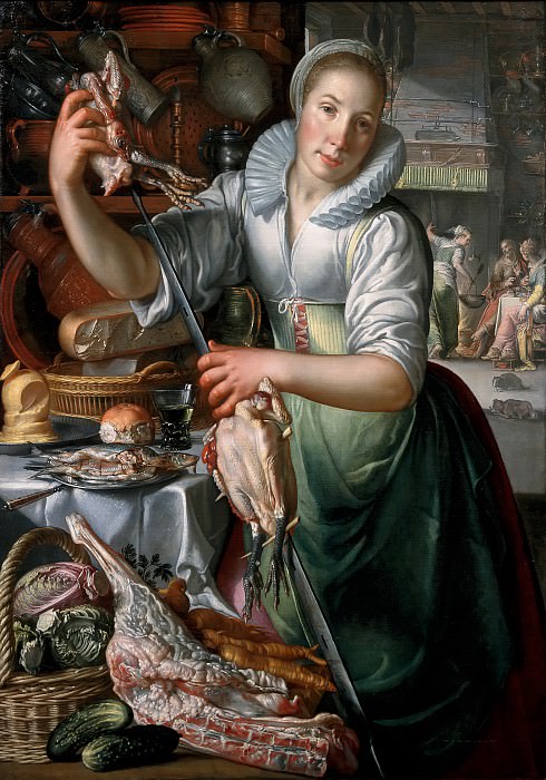 The Kitchen Maid, Joachim Wtewael