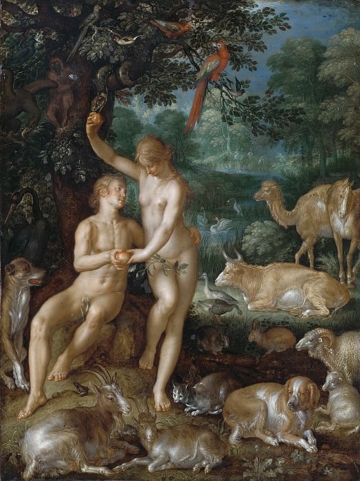 Adam and Eve, Joachim Wtewael