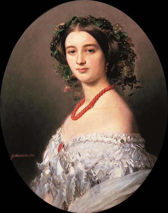 Мария-Луиза де Ваграм, принцесса Мюрат, Франц Ксавьер Винтерхальтер
