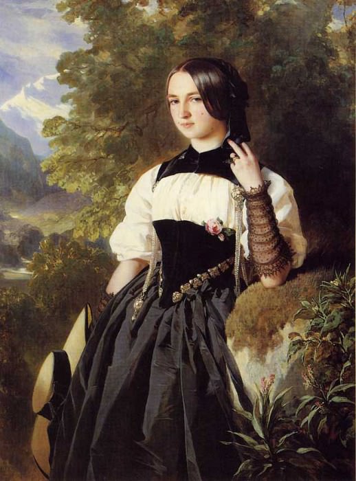 A Swiss Girl from Interlaken, Franz Xavier Winterhalter