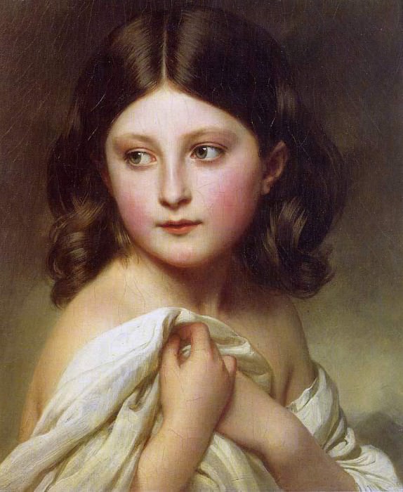 Девочка, называемая принцессой Шарлоттой, Франц Ксавьер Винтерхальтер