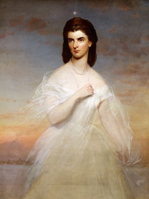 Portrait of Queen Maria Sophia of Naples, Franz Xavier Winterhalter