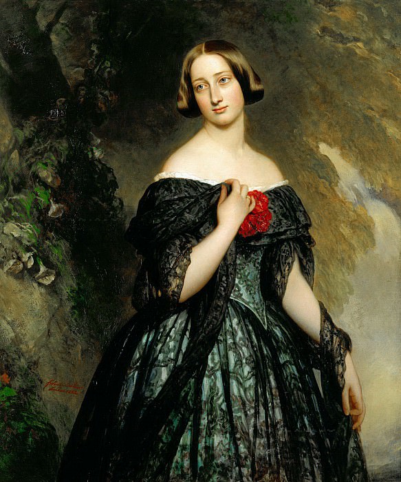 Alexandrine, Duchess of Saxe-Coburg-Gotha , Franz Xavier Winterhalter
