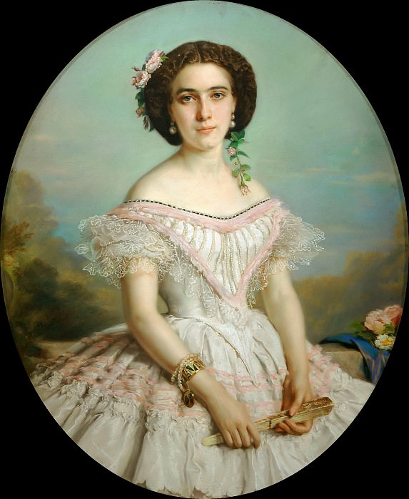 Portrait of young girl, Franz Xavier Winterhalter