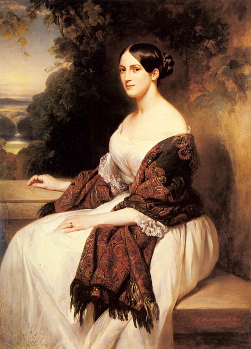 Portrait Of Madame Ackerman, Franz Xavier Winterhalter