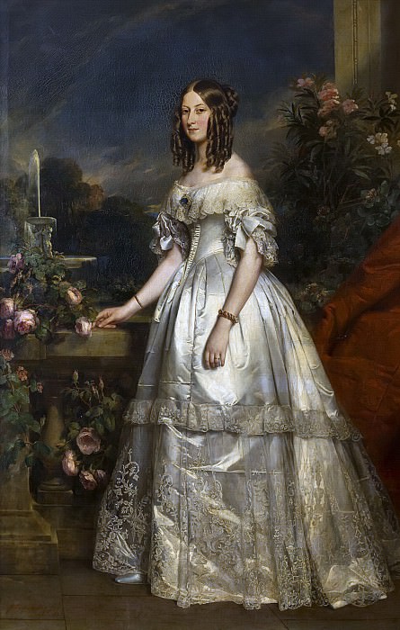 Victoire-Auguste-Antoinette de Saxe-Cobourg, duchesse de Nemours, Franz Xavier Winterhalter
