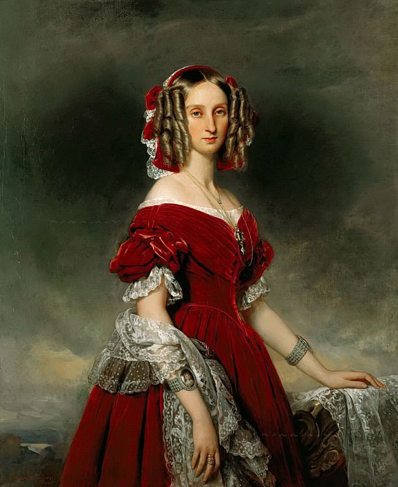 Louise, Queen of the Belgians , Franz Xavier Winterhalter