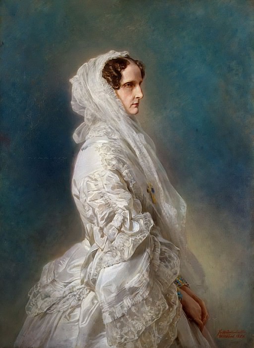 Portrait of Empress Alexandra Feodorovna, Franz Xavier Winterhalter