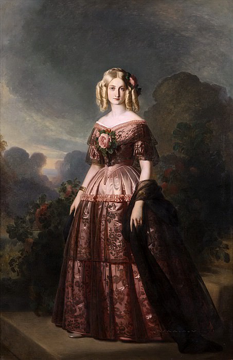 Мария-Каролина-Августа де Бурбон-Салерн, герцогиня д´Омаль, Франц Ксавьер Винтерхальтер