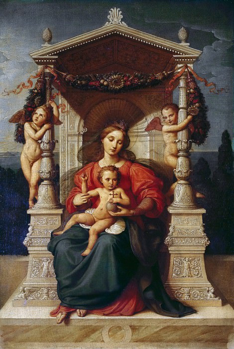  Enthroned Madonna