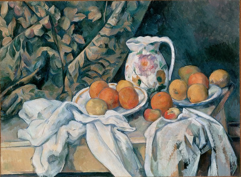 Cezanne, Paul – Still Life with a Curtain, Hermitage ~ part 14 (Hi Resolution images)