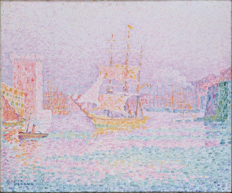 Signac, Paul – The Harbour at Marseilles, Hermitage ~ part 14 (Hi Resolution images)