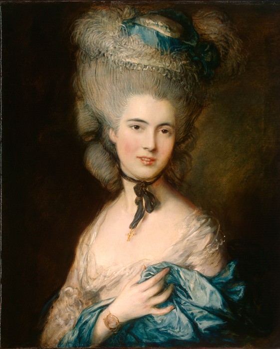 Gainsborough, Thomas – A Woman in Blue, Hermitage ~ part 14 (Hi Resolution images)