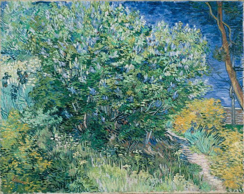 Gogh, Vincent van – Lilac Bush, Hermitage ~ part 14 (Hi Resolution images)