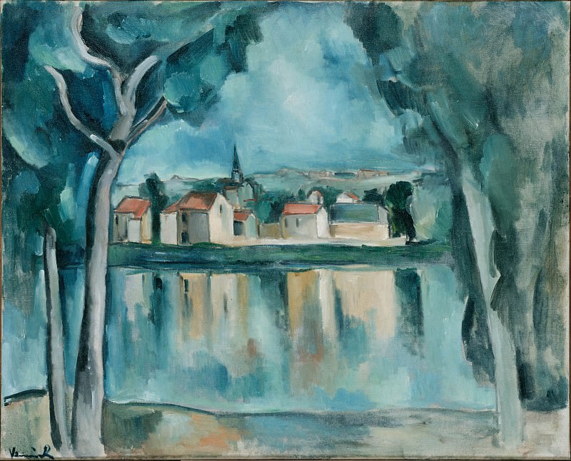 Vlaminck, Maurice de – Town on the Bank of a Lake, Hermitage ~ part 14 (Hi Resolution images)