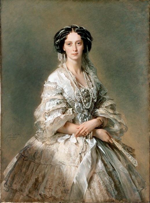 Winterhalter, Francois Xavier – Portrait of Empress Maria Alexandrovna, Hermitage ~ part 14 (Hi Resolution images)