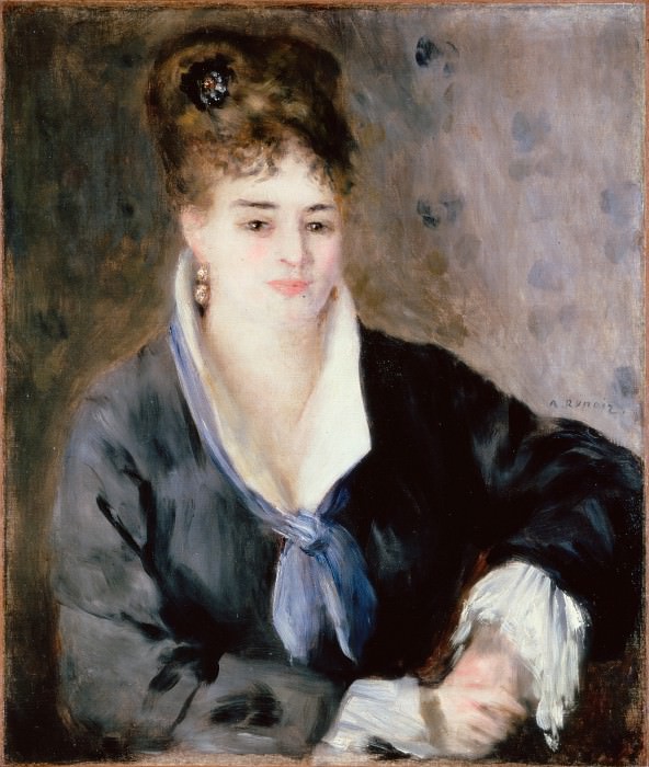 Renoir, Pierre-Auguste – Woman in Black, Hermitage ~ part 14 (Hi Resolution images)