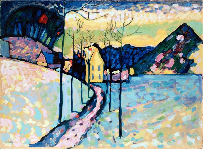 Kandinsky, Vasily – Winter Landscape, Hermitage ~ part 14 (Hi Resolution images)