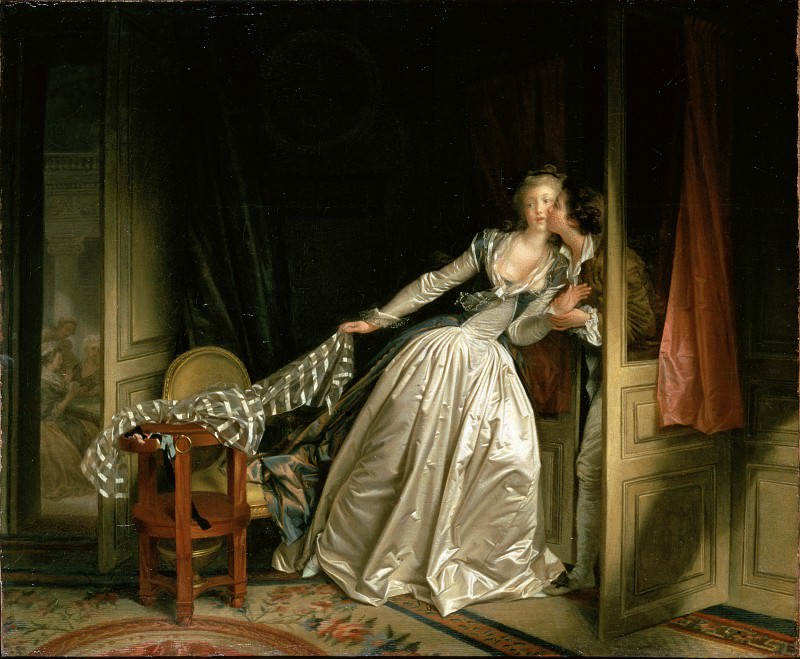 Fragonard, Jean-Honore – The Stolen Kiss, Hermitage ~ part 14 (Hi Resolution images)