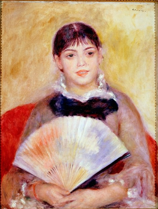 Renoir, Pierre-Auguste – Girl with a Fan, Hermitage ~ part 14 (Hi Resolution images)