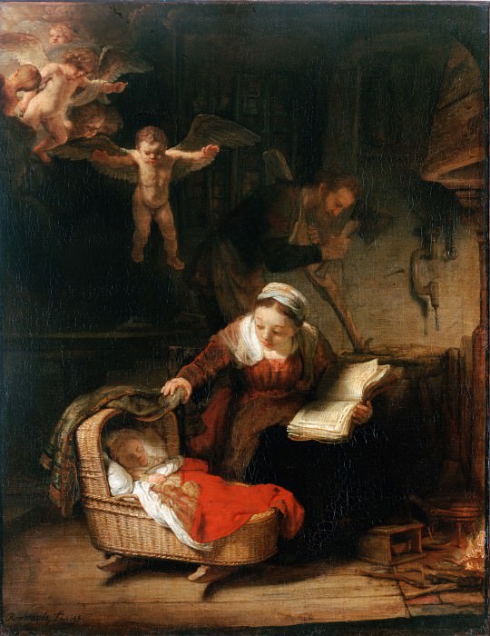 Рембрандт, Харменс ван Рейн – Святое семейство , Эрмитаж ~ часть 14 (Качество)