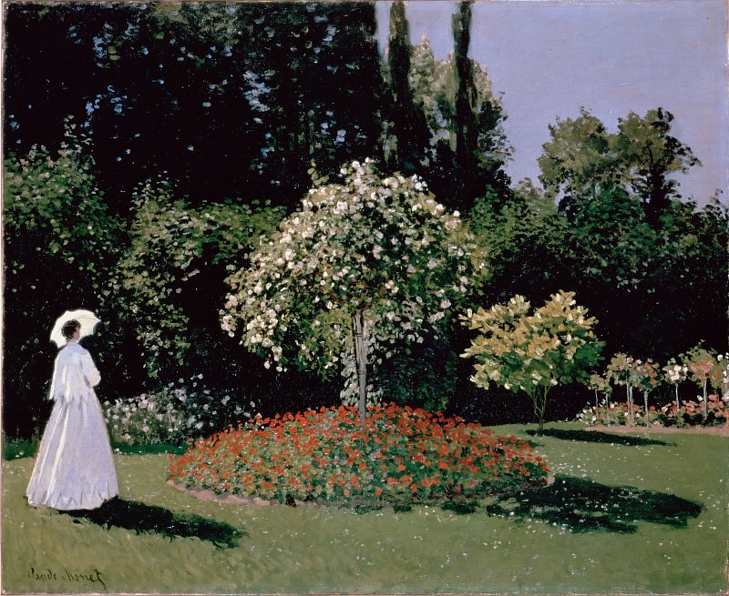 Monet, Claude – Woman in the Garden. Sainte-Adresse, Hermitage ~ part 14 (Hi Resolution images)
