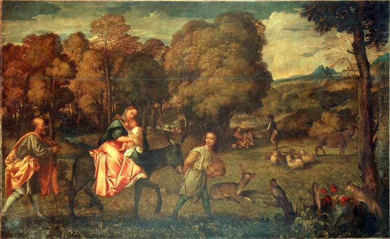Titian – The Flight into Egypt, Hermitage ~ part 14 (Hi Resolution images)