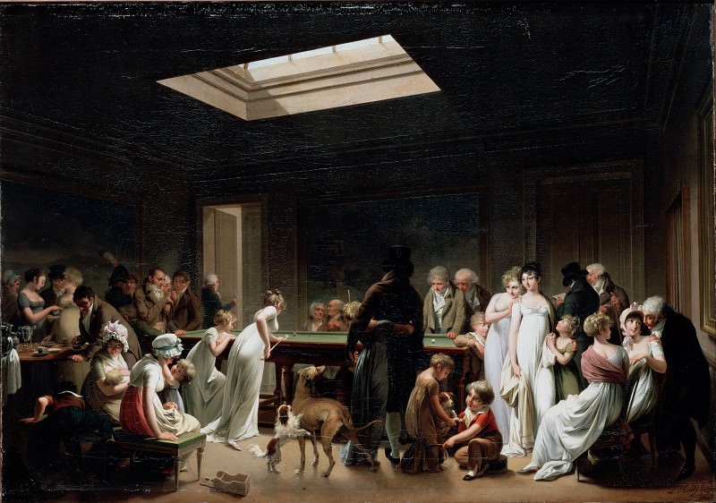 Boilly, Louis-Leopold – A Game of Billiards, Hermitage ~ part 14 (Hi Resolution images)