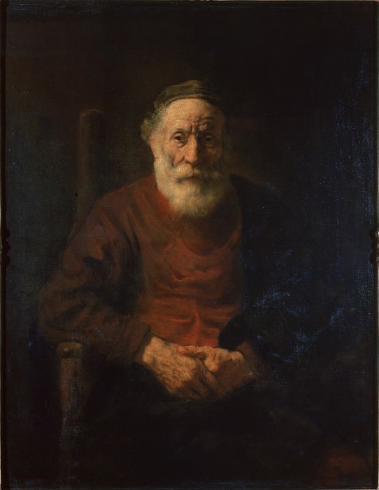 Рембрандт, Харменс ван Рейн – Портрет старика в красном, Эрмитаж ~ часть 14 (Качество)