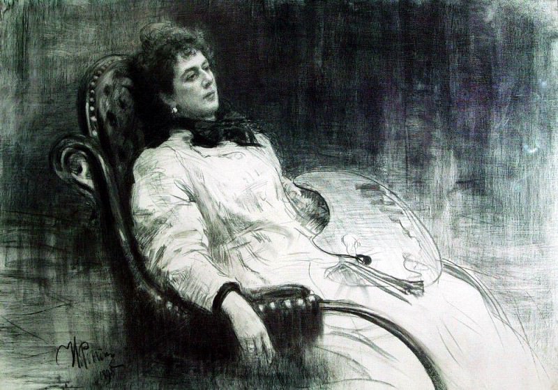 Portrait Tenisheva, Ilya Repin