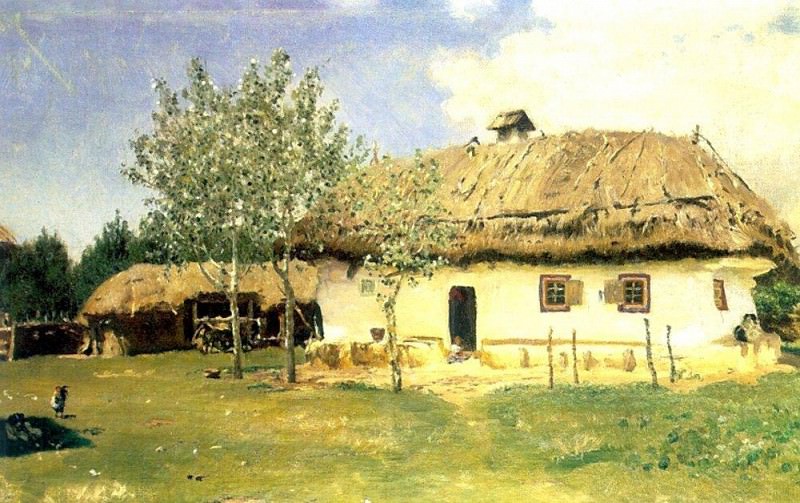 Ukrainian hut, Ilya Repin
