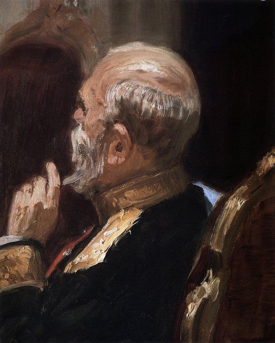 Portrait of Professor NN Obruchev, Ilya Repin