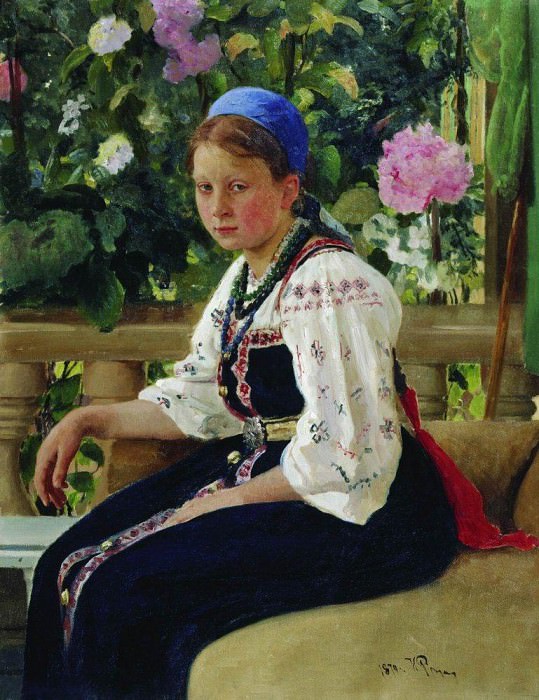 Portrait SF Mamontova, Ilya Repin