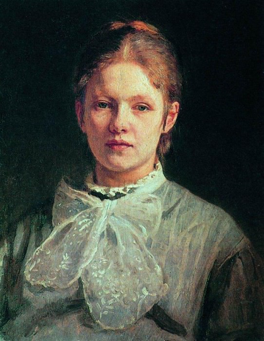 Portrait SA Repina, nee Shevtsova, Ilya Repin