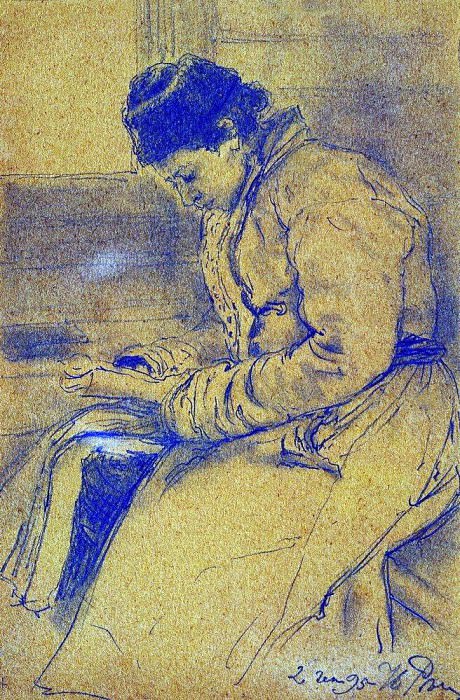 Portrait of a Woman, Ilya Repin