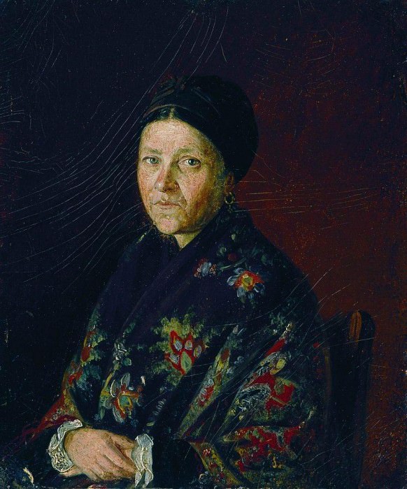 Портрет А. С. Бочаровой, тетки художника, Илья Ефимович Репин