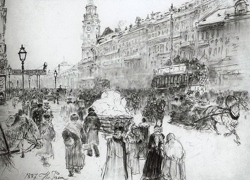 Nevsky Prospekt, Ilya Repin